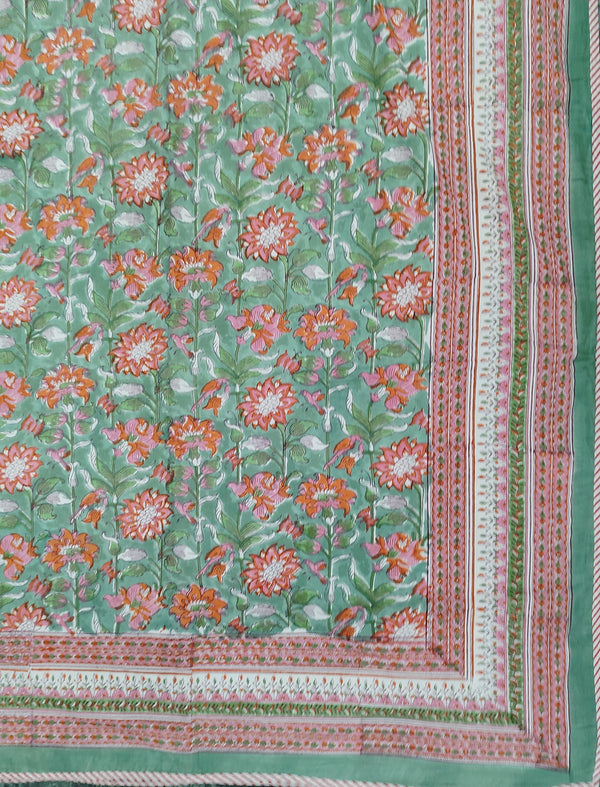 Hand Block Printed Cotton Double Dohar
