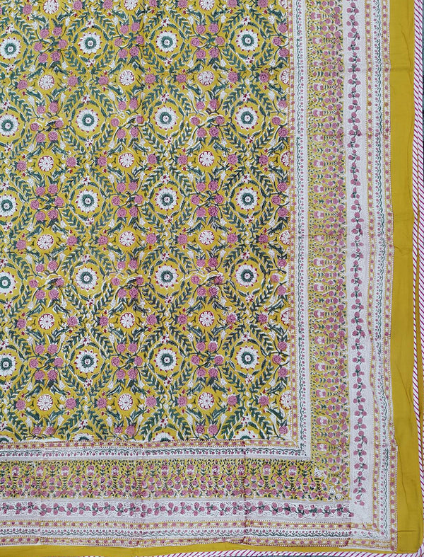 Hand Block Printed Cotton Single Dohar